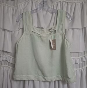 NWT Madewell Sunside Button-Back Top
